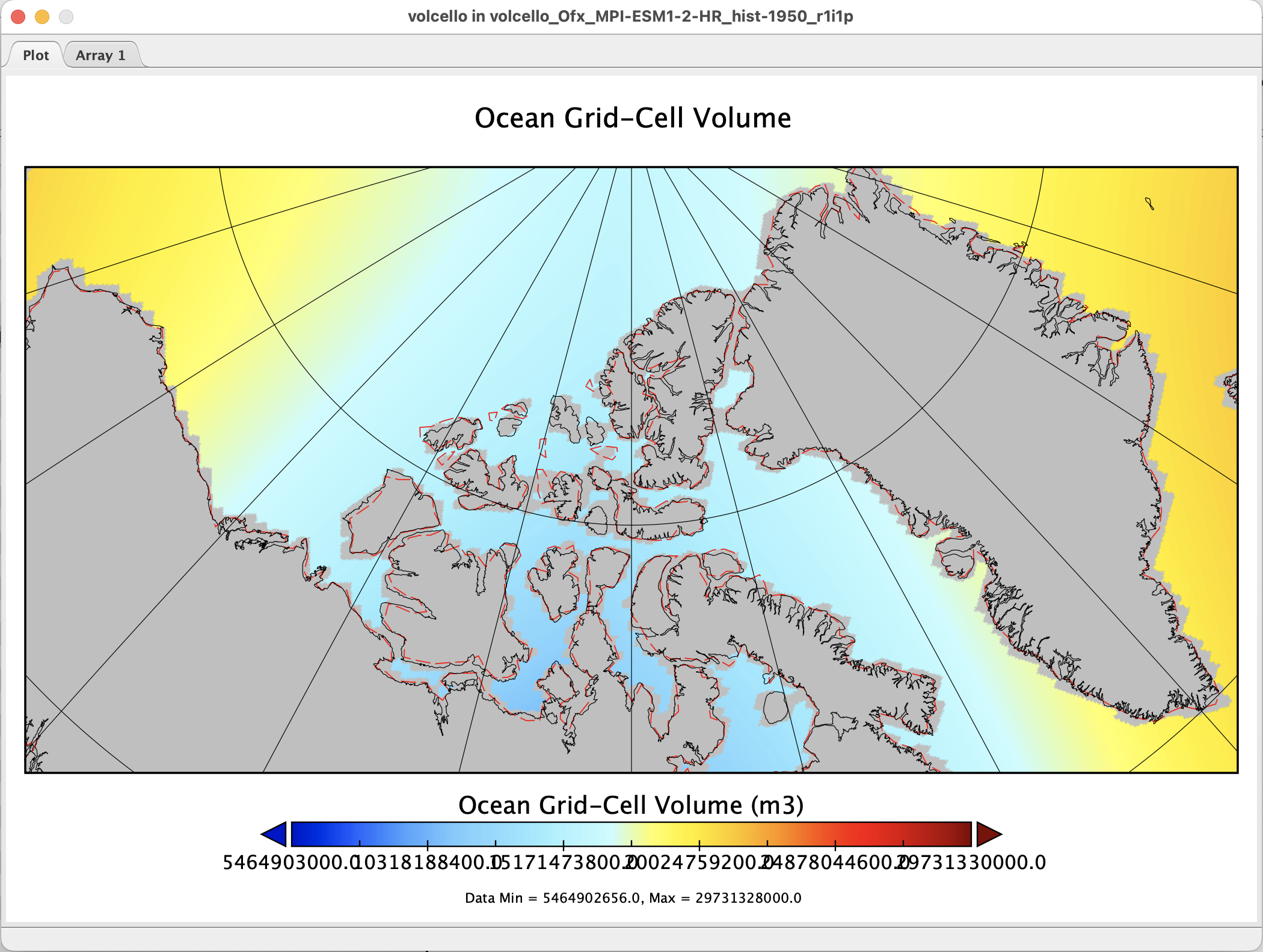 Panoply_map_volcello_Ofx_MPI-ESM1-2-HR-hist-1950